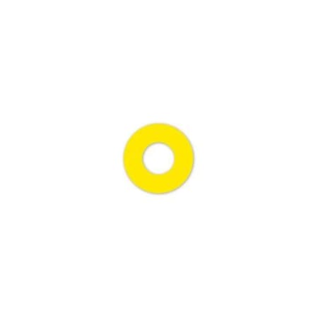 Ergomat 6in Mean Lean Donut- 3.5in Center Yellow, 20PK DSML-CIRCLE-6-Y-KIT